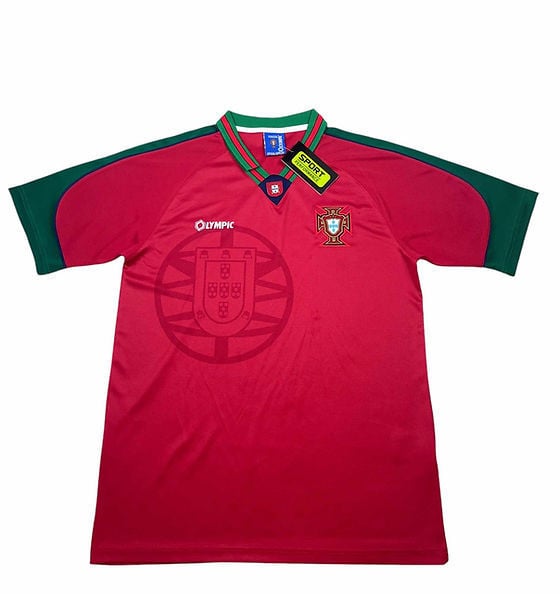 Portugal 1996/97 Home Retro Men Jersey – Red