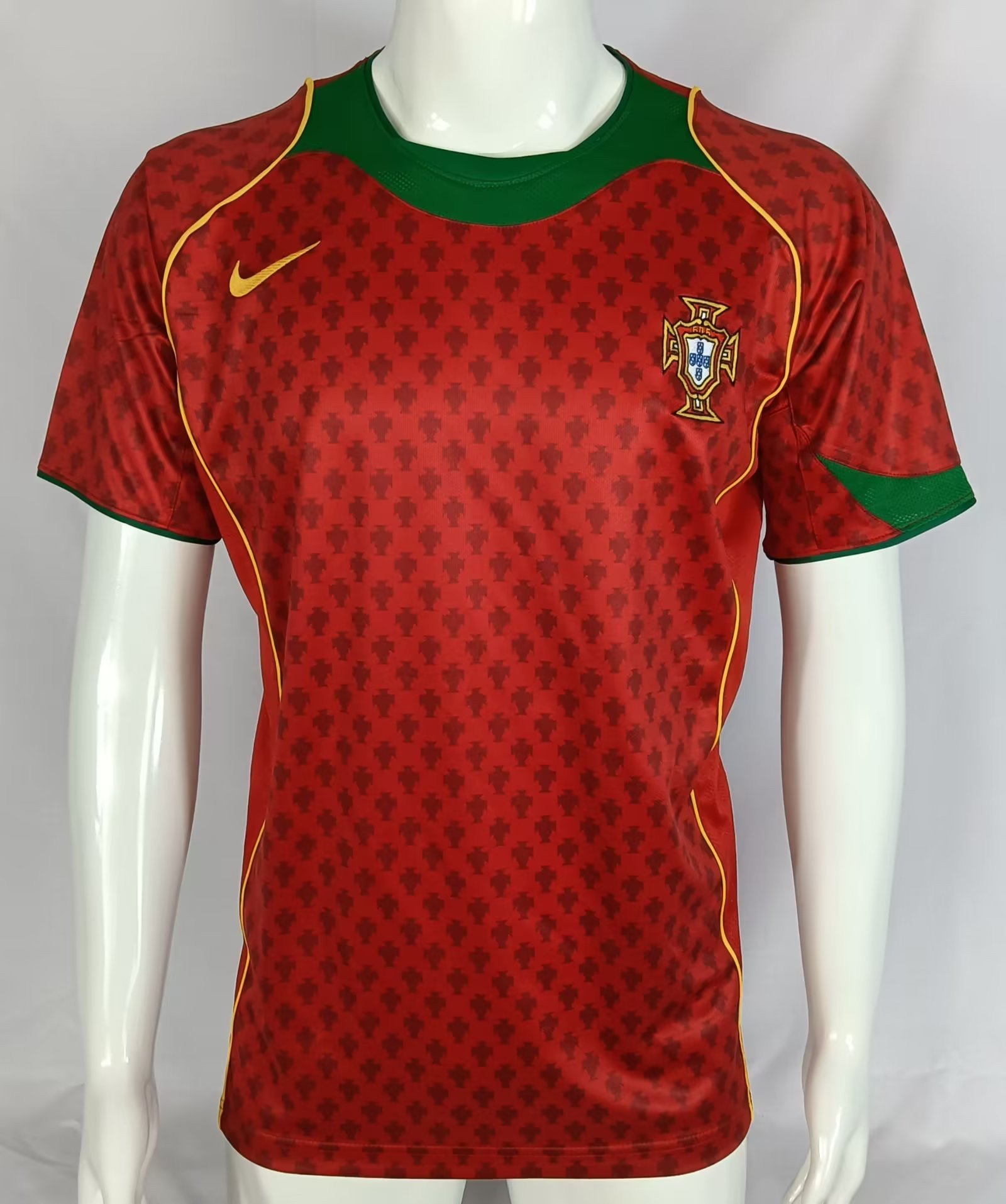 Portugal 2004 Home Retro Men Jersey – Red