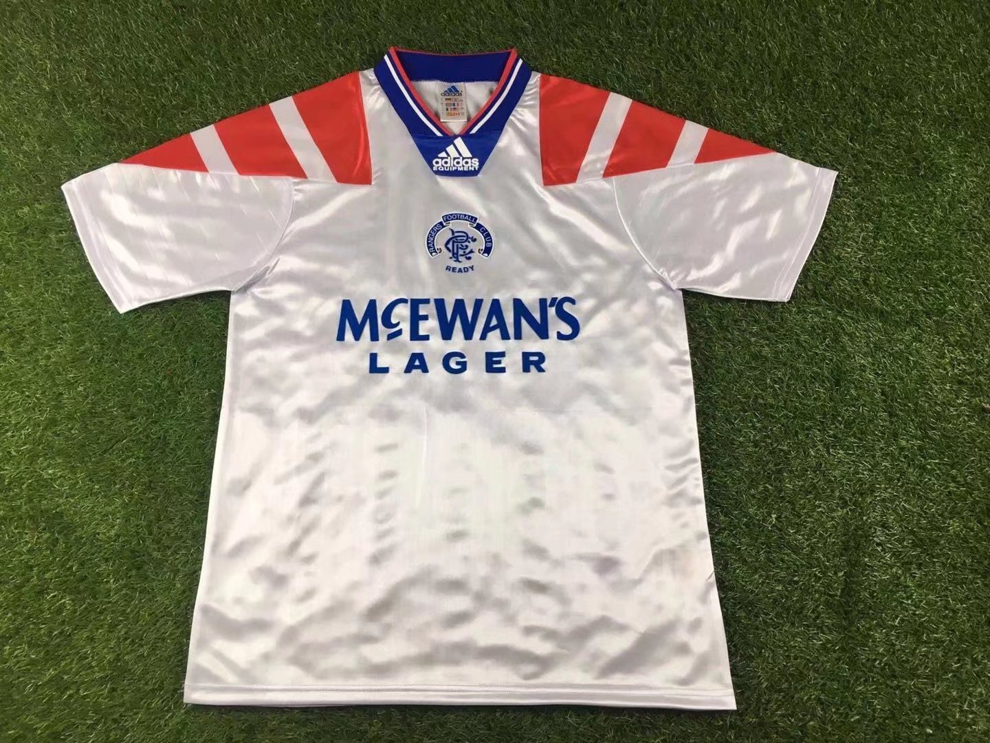 Rangers F.C. 1992/94 Away Retro Men Jersey – White