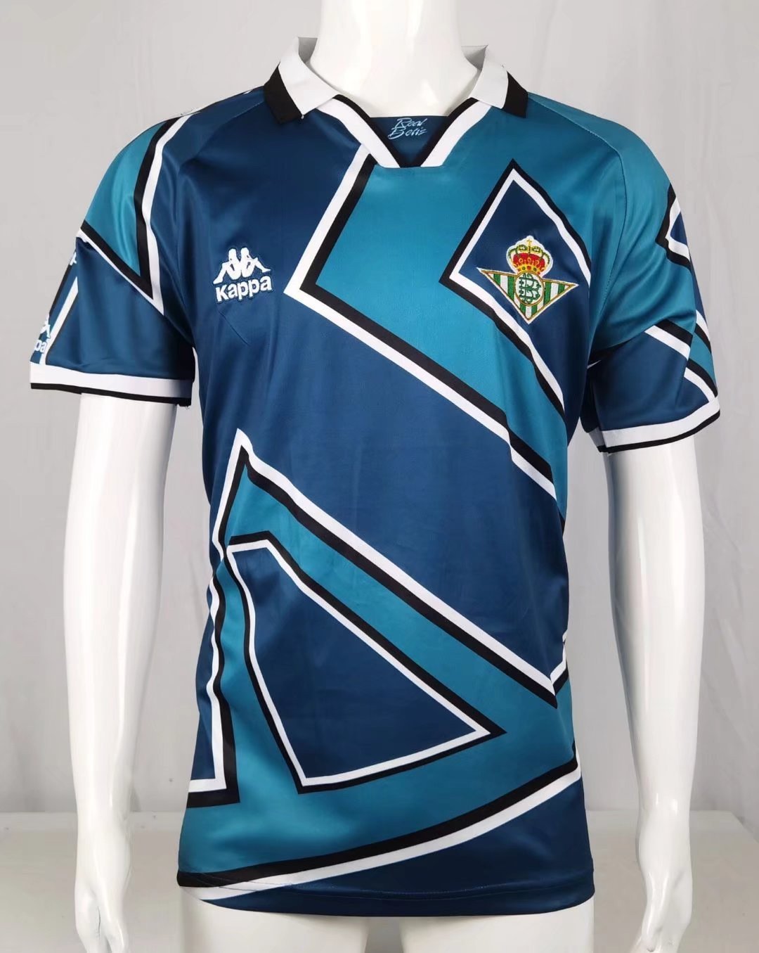 Real Betis Balompié 1995/97 Away Retro Men Jersey – Blue