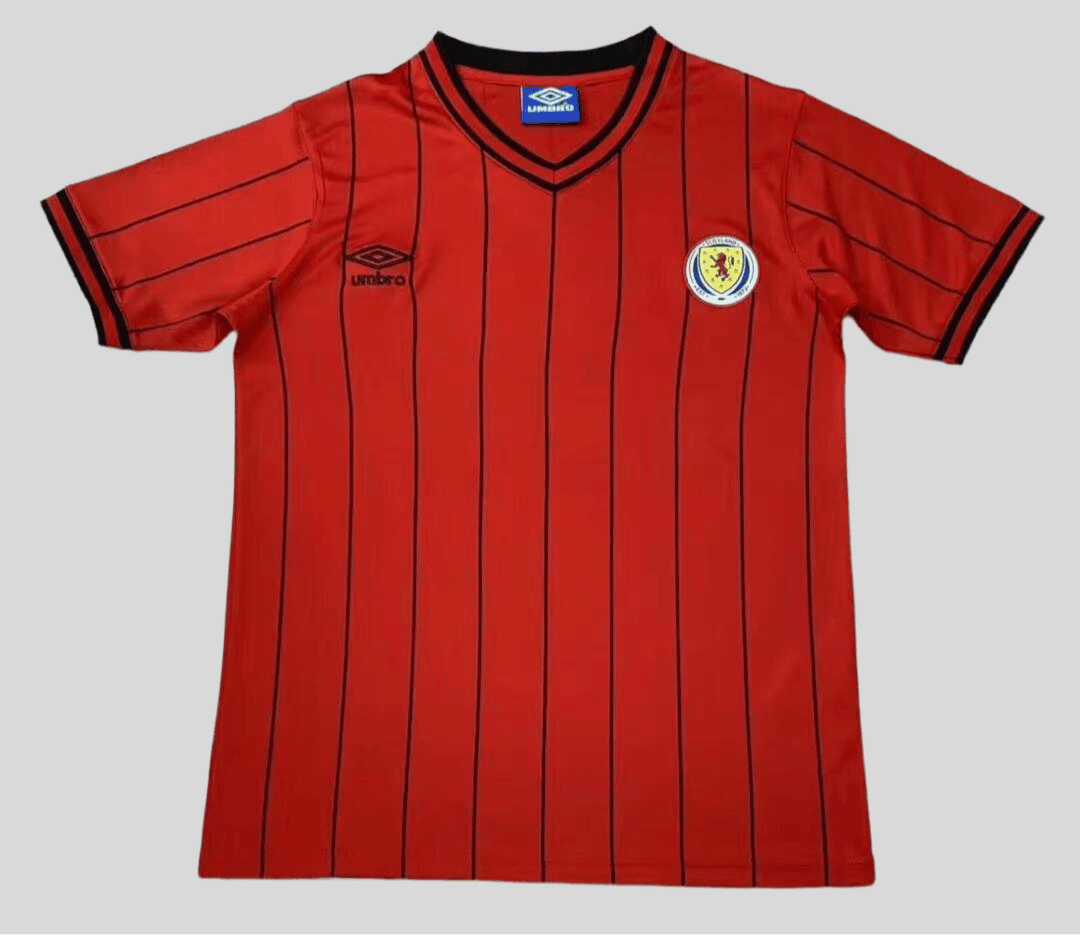 Scotland 1982 Away Retro Men Jersey – Orange