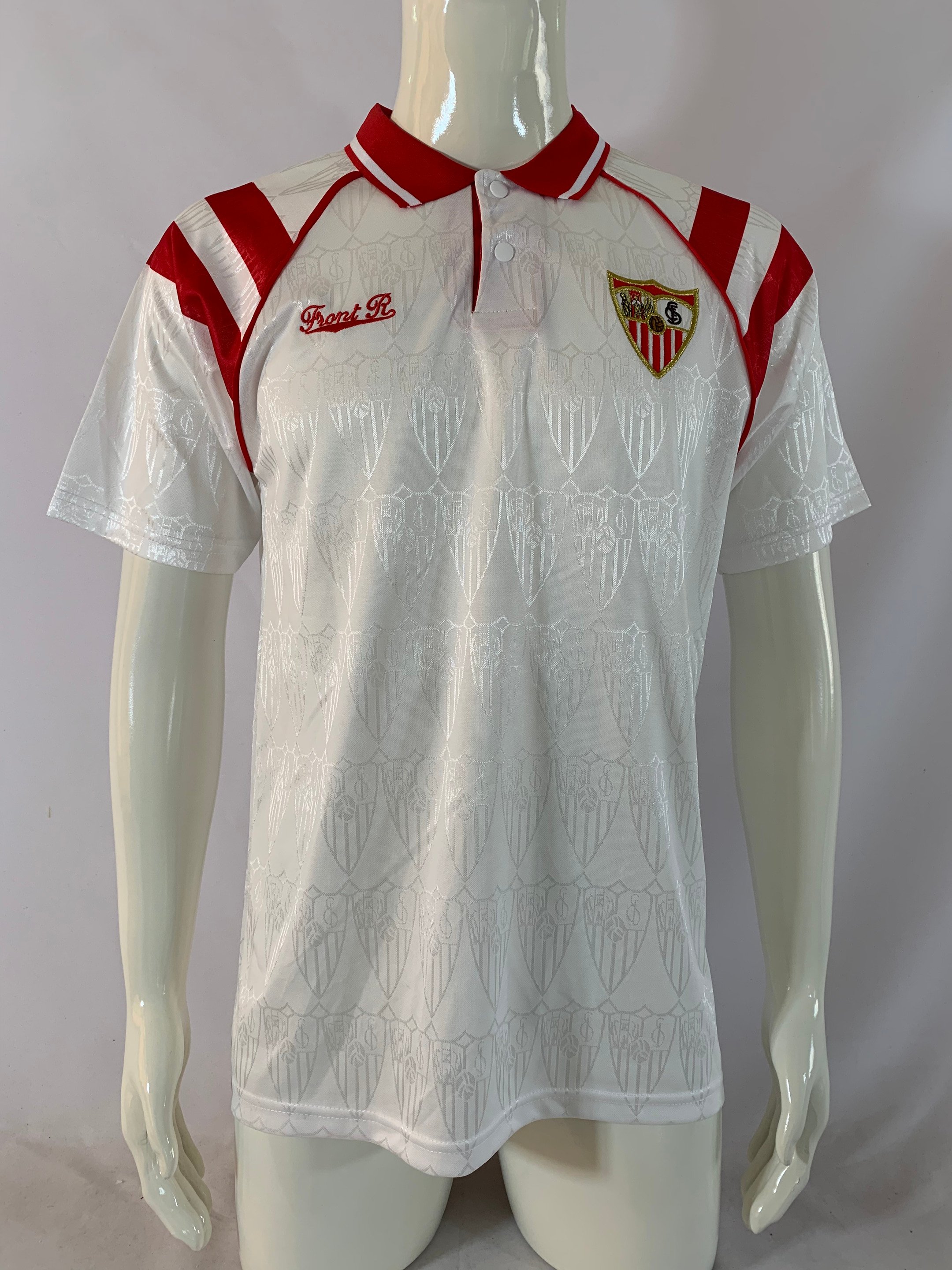 Sevilla FC 1992/93 Home Retro Men Jersey – White