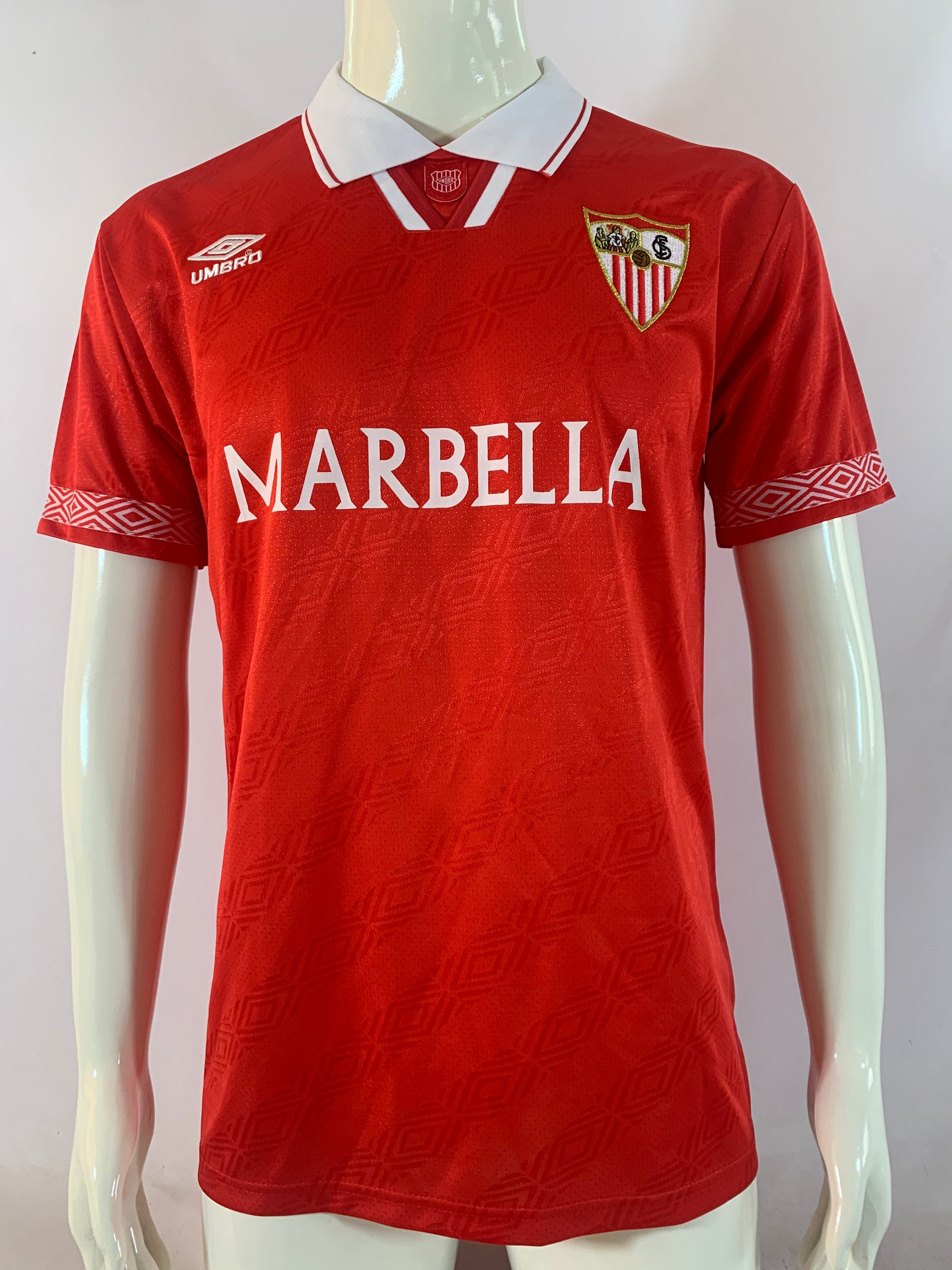 Sevilla FC 1994/96 Away Retro Men Jersey – Red