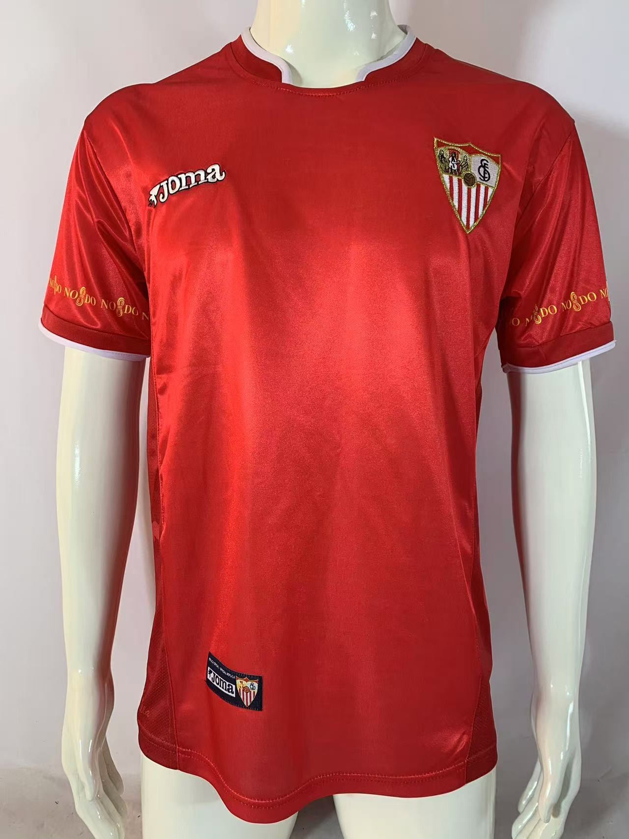 Sevilla FC 2003/04 Away Retro Men Jersey – Red
