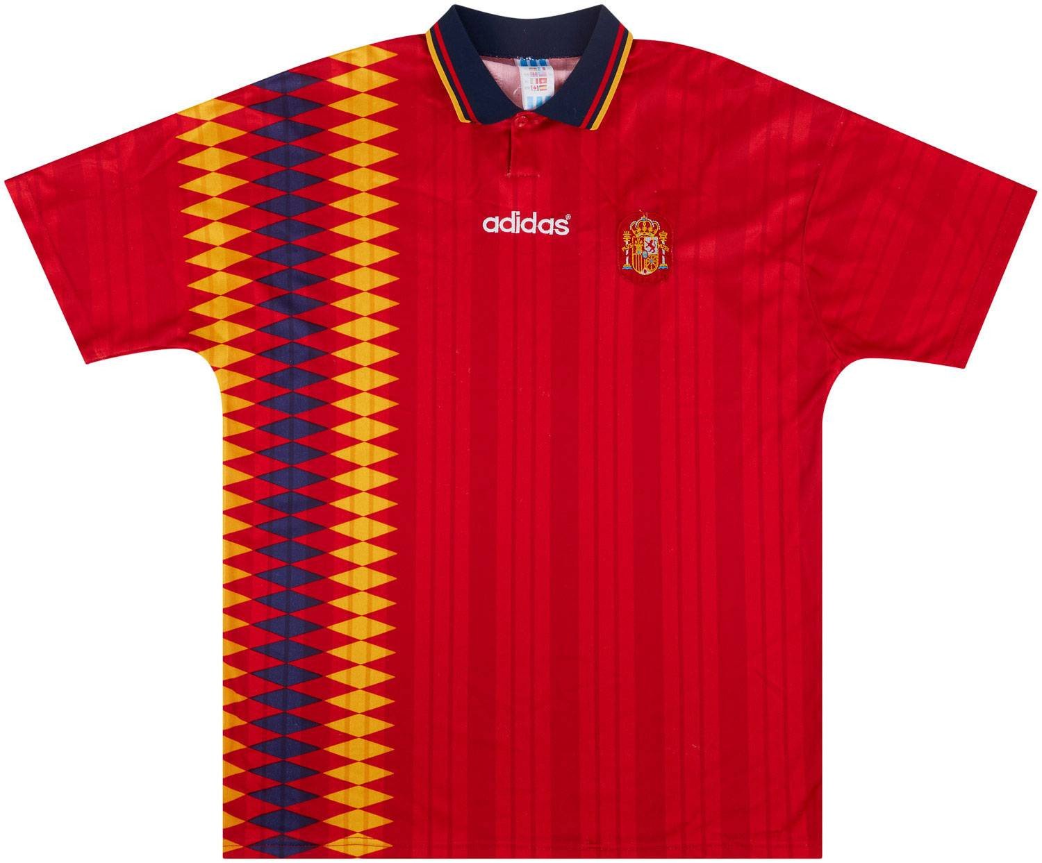 Spain 1994 Home Retro Men Jersey – Red