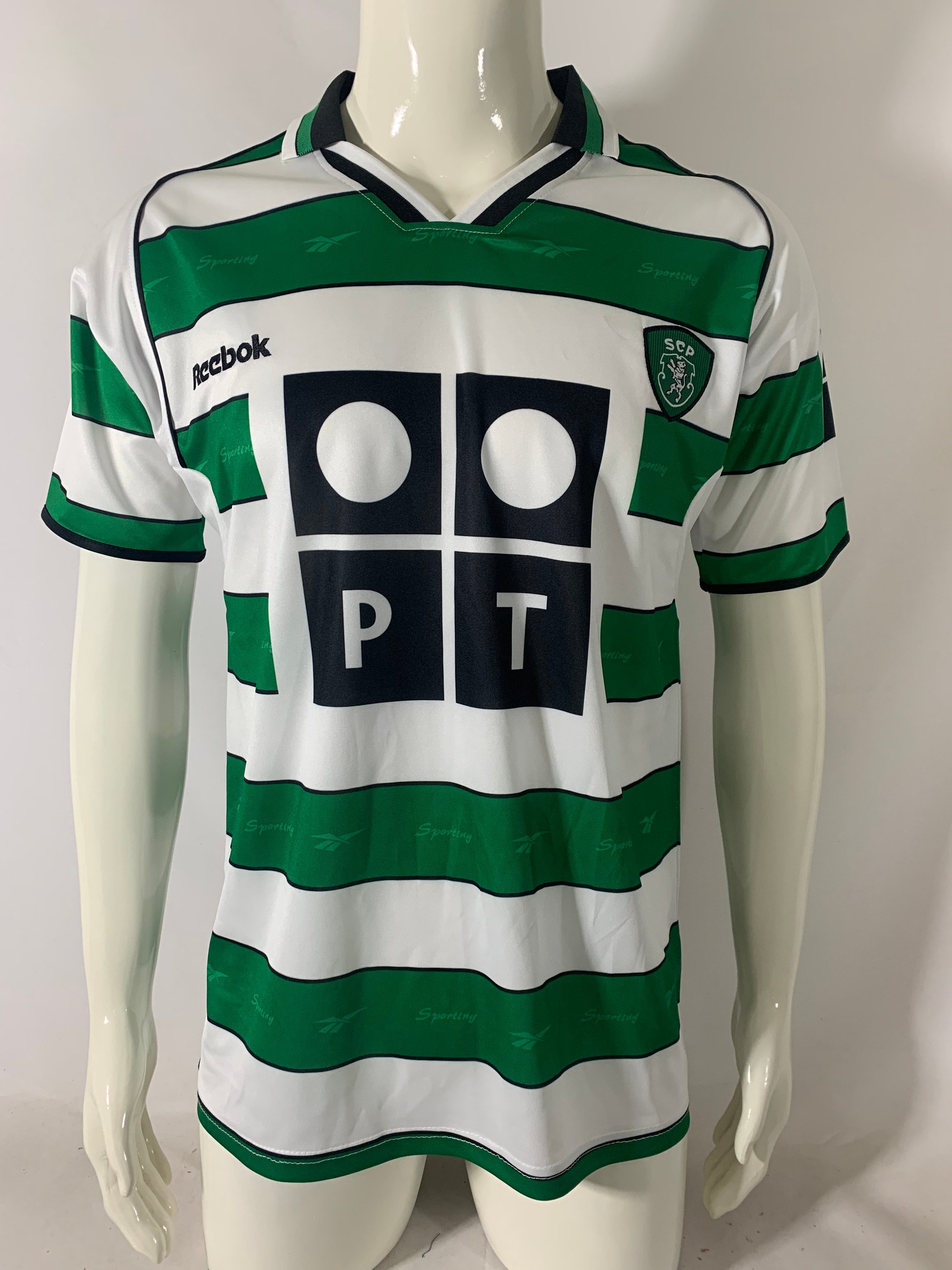 Sporting CP 2001/02 Home Retro Men Jersey – White