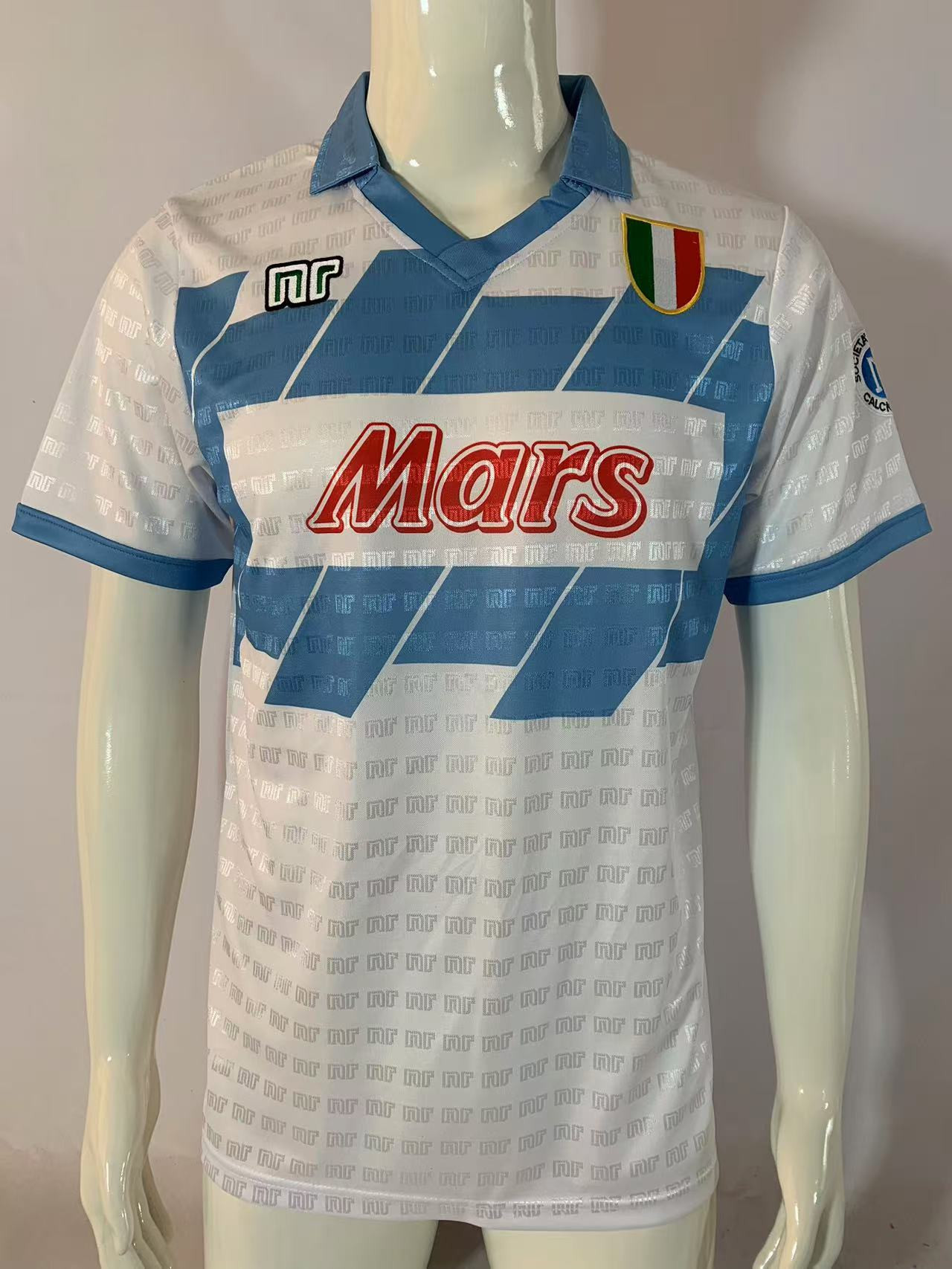 SSC Napoli 1990/91 Away Retro Men Jersey – White