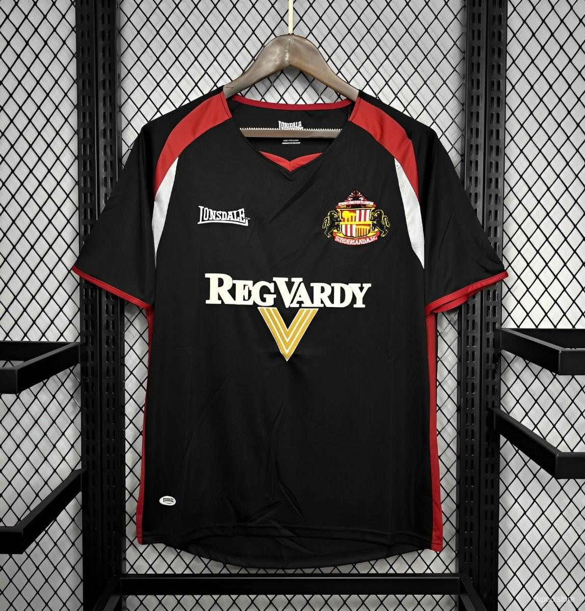 Sunderland A.F.C. 2005/06 Away Retro Men Jersey – Black