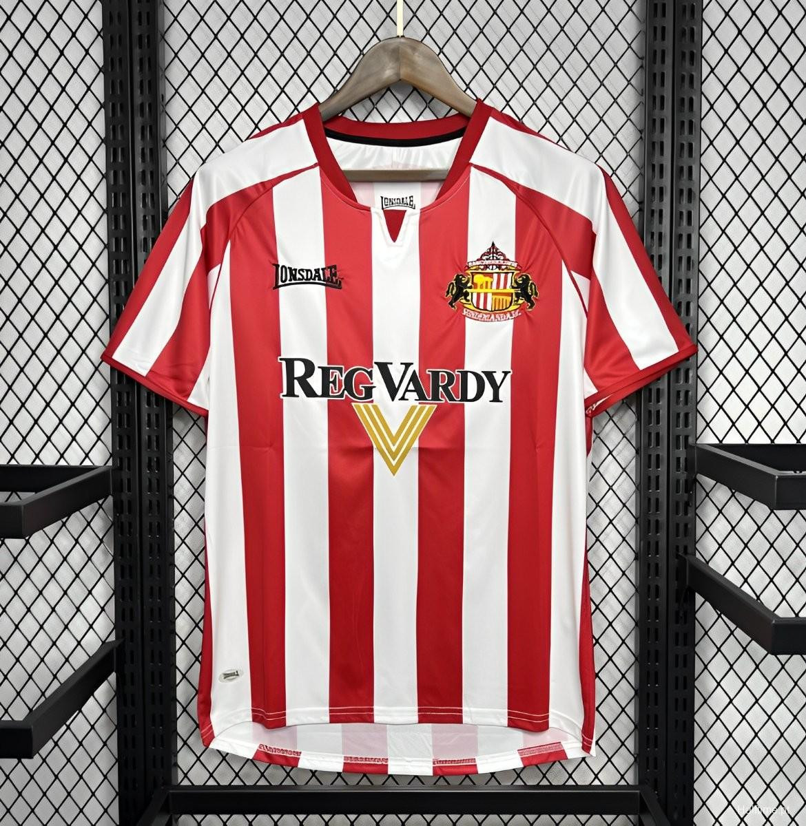 Sunderland A.F.C. 2005/06 Home Retro Men Jersey – Red/White