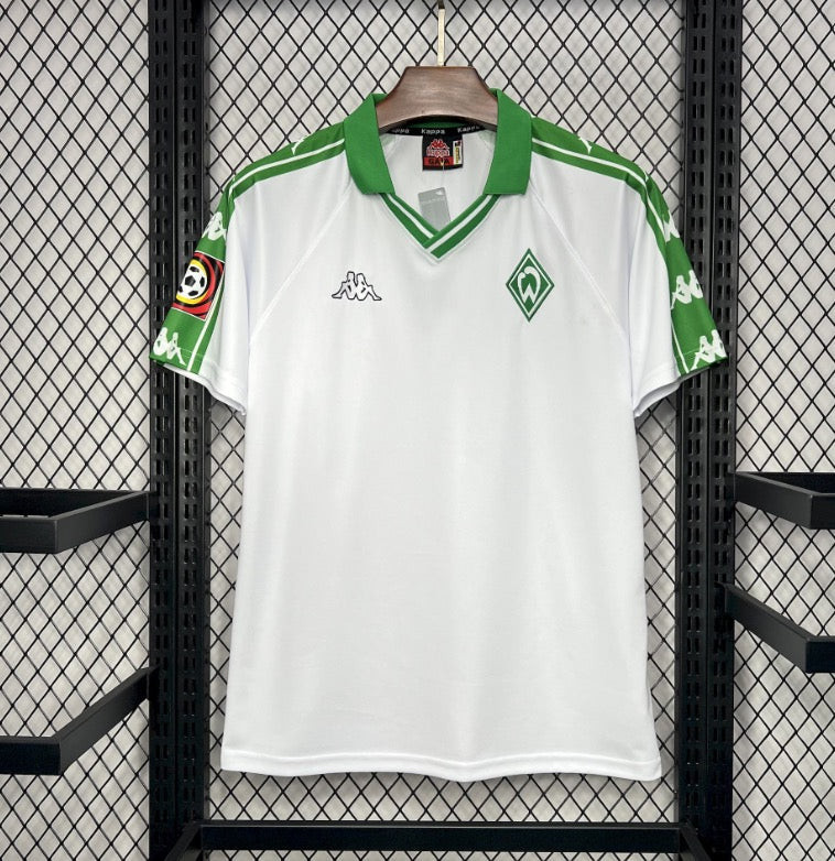 SV Werder Bremen 2001/02 Away Retro Men Jersey – White