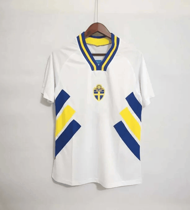 Sweden 1994/96 Away Retro Men Jersey – White
