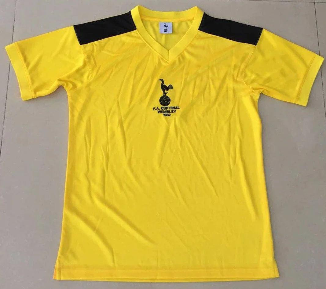 Tottenham Hotspur 1982 Cup Final Away Retro Men Jersey – Yellow