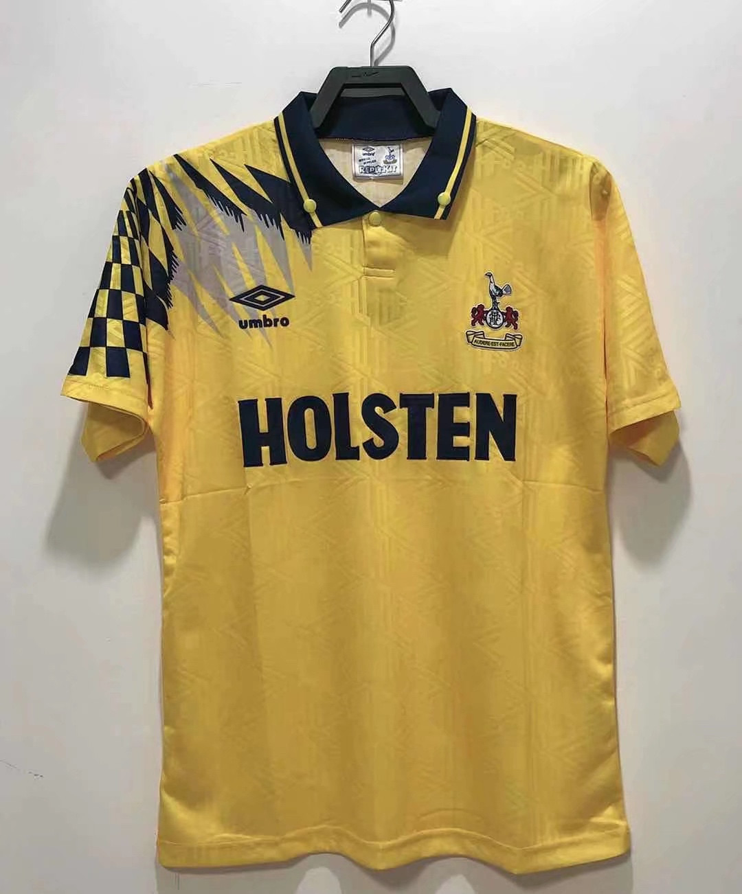 Tottenham Hotspur 1992/94 Away Retro Men Jersey – Yellow