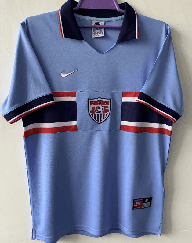 United States 1994/95 Third Retro Men Jersey – Sky Blue