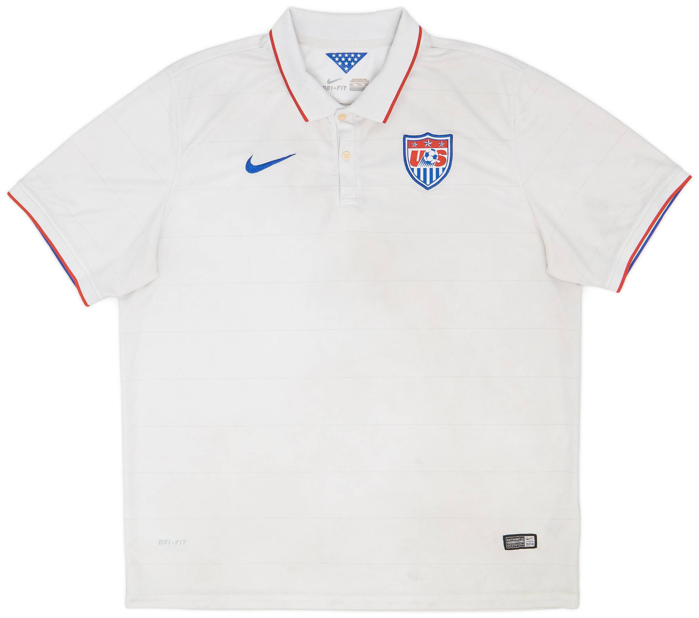 United States 2014/15 Home Retro Men Jersey – White